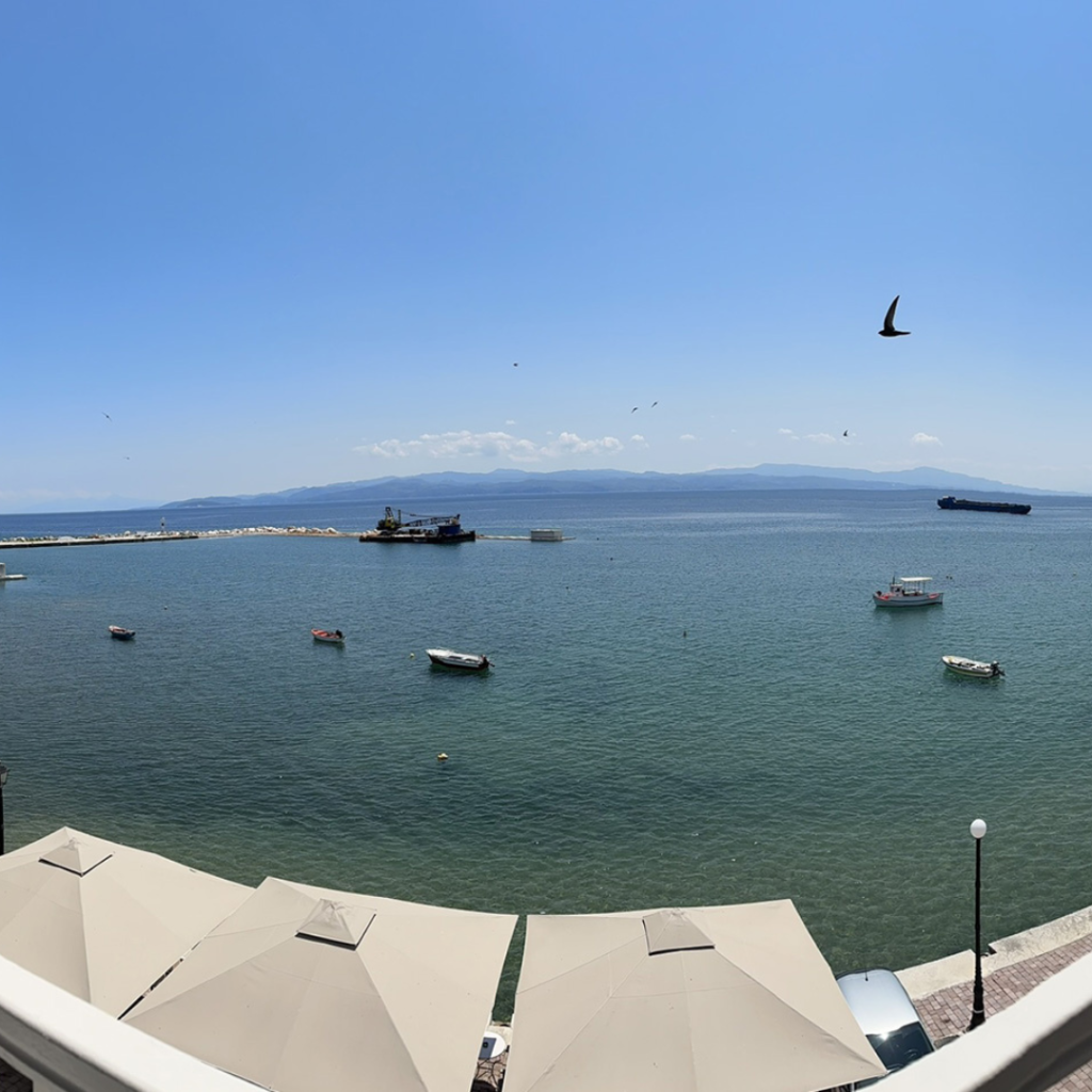 beaches of Pelion Platanias view